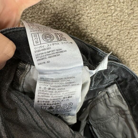 Levi's Strauss Wedgie Jeans Womens Size 24 Bite My Dust Icon Fit Denim High Rise - Picture 11 of 13